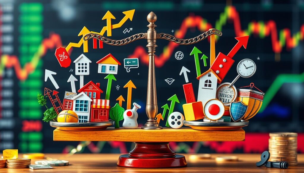 הפחתת סיכונים והחזרים הגבוהים בהון מוגבר בהשקעה מגוונת