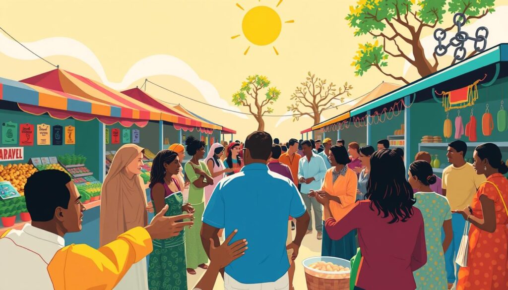 שיתוף פעולה בין גופים שונים בחלוקת עושר